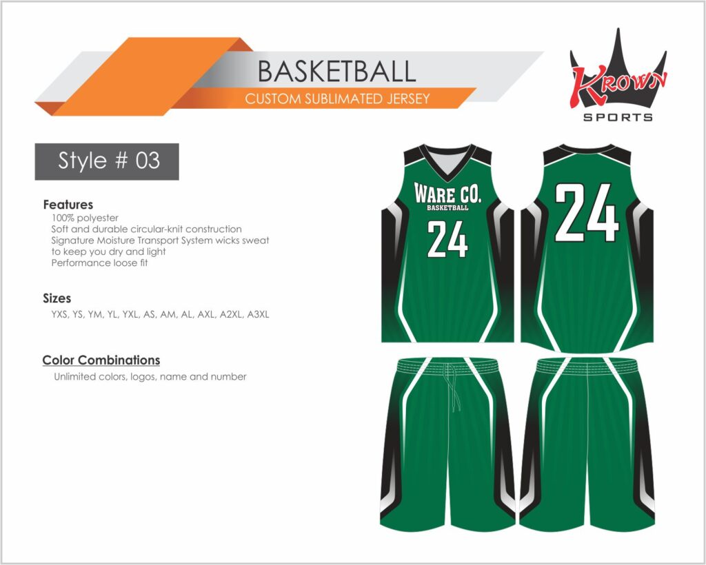 Source Basketball Uniform Logo Designs Color Combination