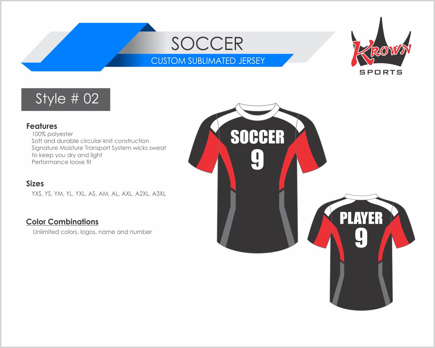 Custom Team Sportswear Away Concept Soccer Jerseys Make Your own