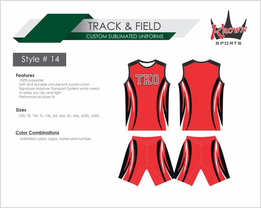 Track Uniform Designs - Custom Track Uniforms & Custom Track Jersey Designs